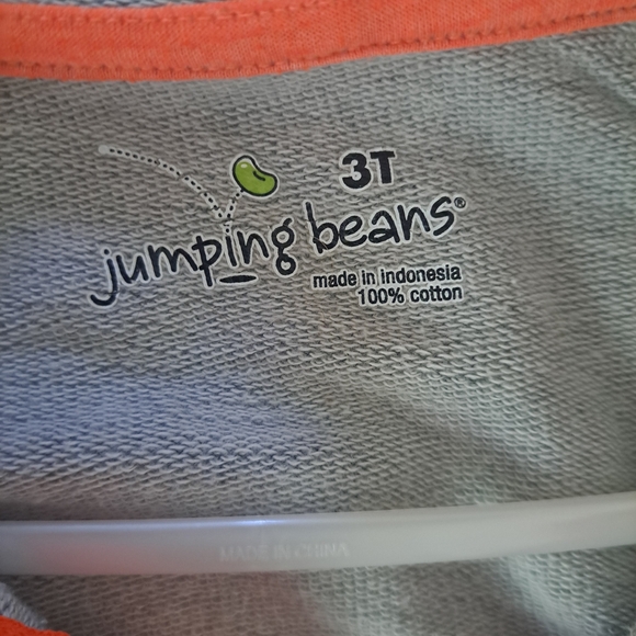 Jumping Beans Toddler Boys Gray Zip-Up Hoodie Size 3T - Picture 3 of 3